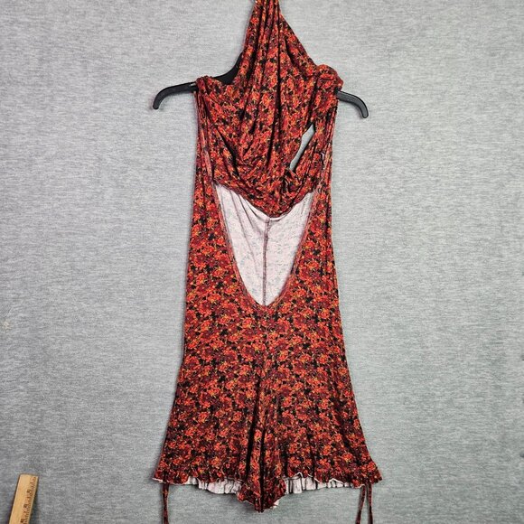 Warrior Within Designs Huntress Cinch Hoodie Jumpsuit Floral Printed Size L - Picture 9 of 10